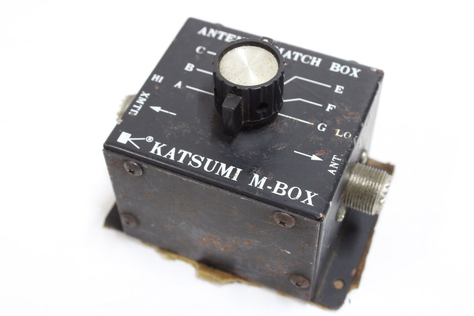 現状品 カツミ M-BOX HF アンテナ インピーダンス整合器 KATSUMI アマチュア 無線 ITW9Q4MHO26W-D-V00-byebye