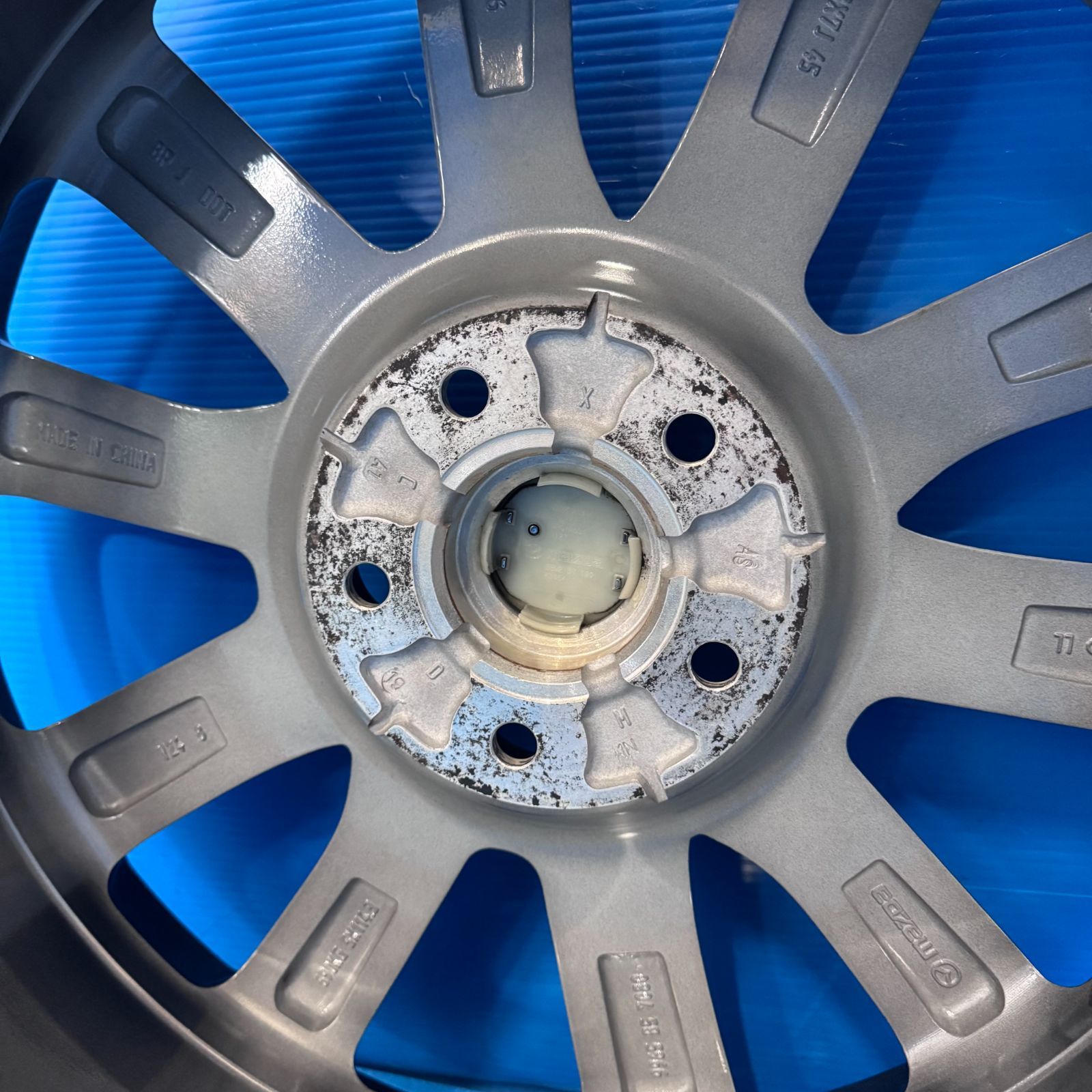 マツダ MAZDA3 純正 18インチ 7J+45 5H114.3 4本 グレー CX-3 CX-30