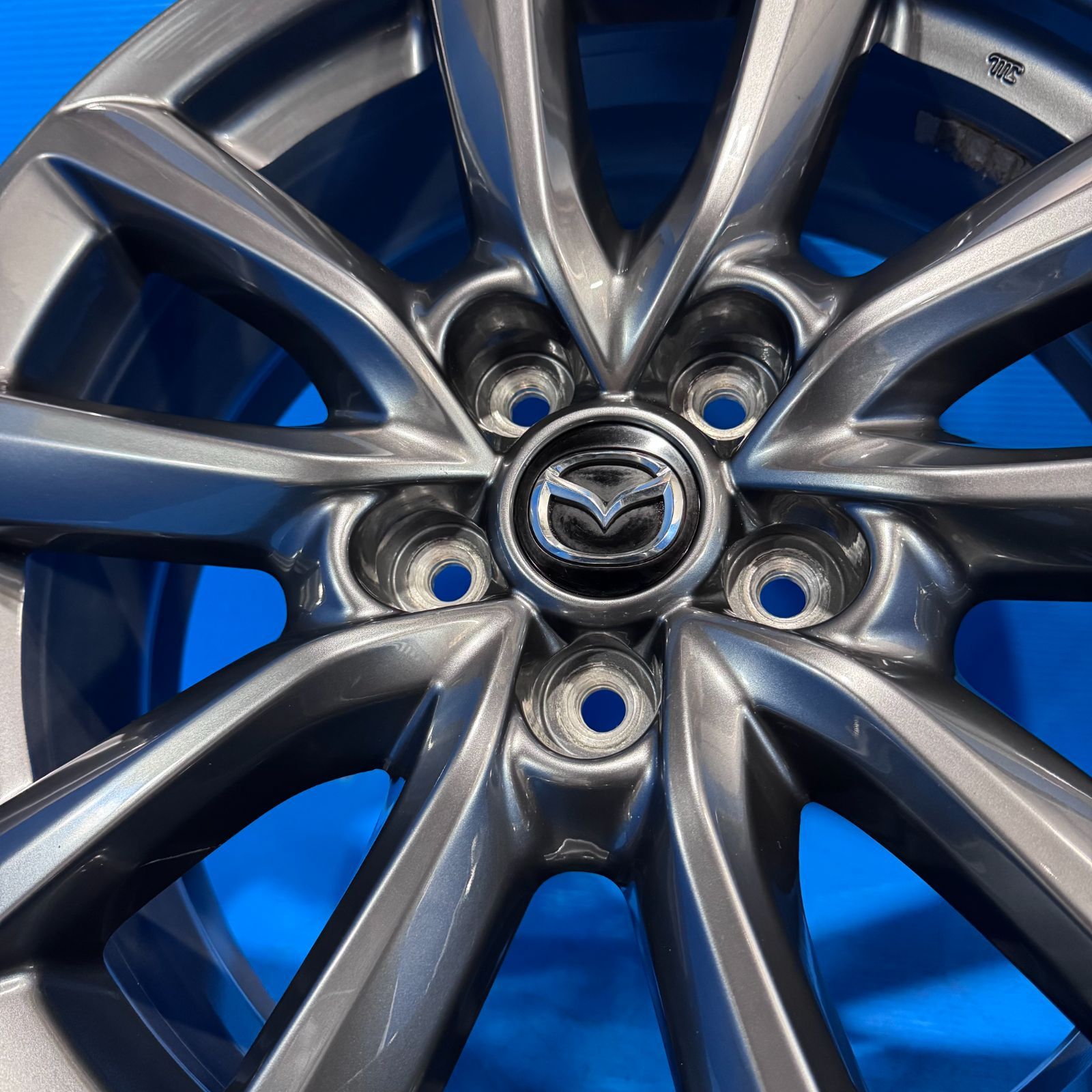 マツダ MAZDA3 純正 18インチ 7J+45 5H114.3 4本 グレー CX-3 CX-30