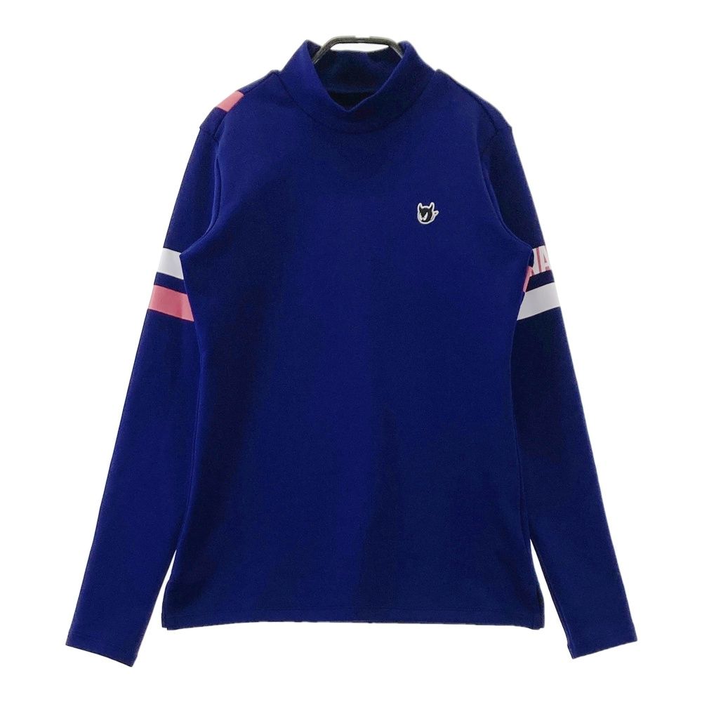 WAAC　ワック　モックネック　ゴルフウェア　LL XL サイズ：2 WAAC ワック モックネック長袖Tシャツ ブルー系