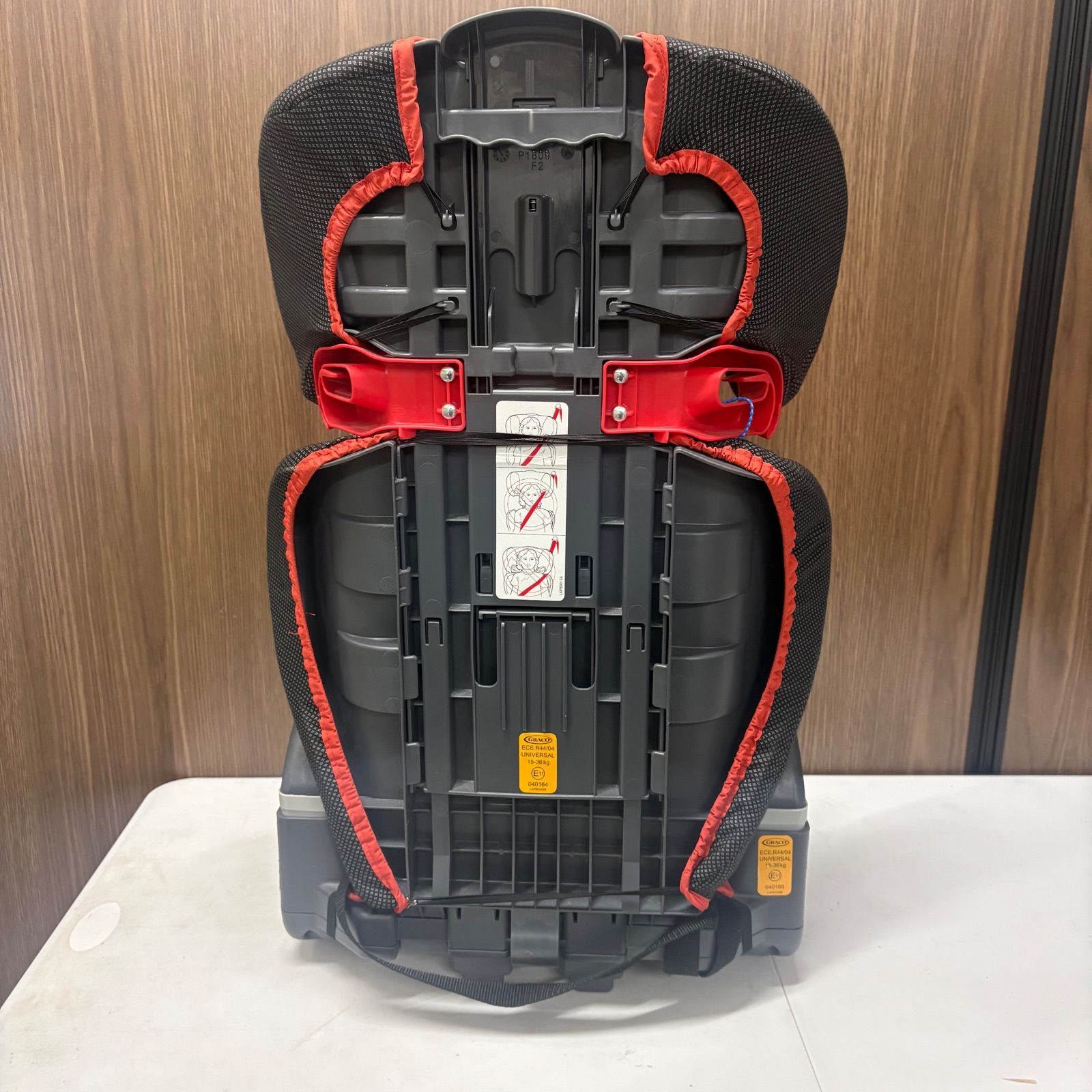 美品 グレコ ジュニアマキシ ジュニアシート 2WAY ドリンクホルダー付 GRACO グレコ ジュニアマキシ 2WAY ドリンクホルダー付