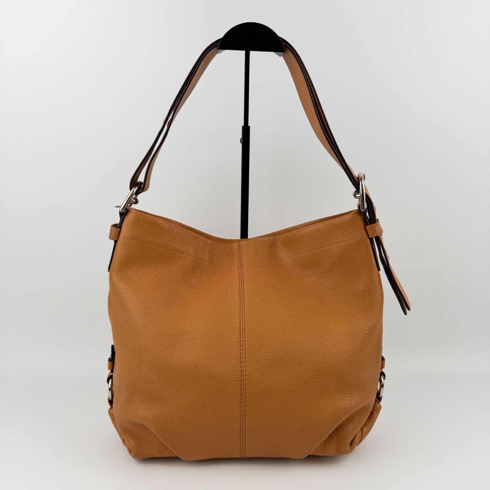 中古】COACH コーチ ショルダーバッグ ブラウン レザー ヴィンテージ 
