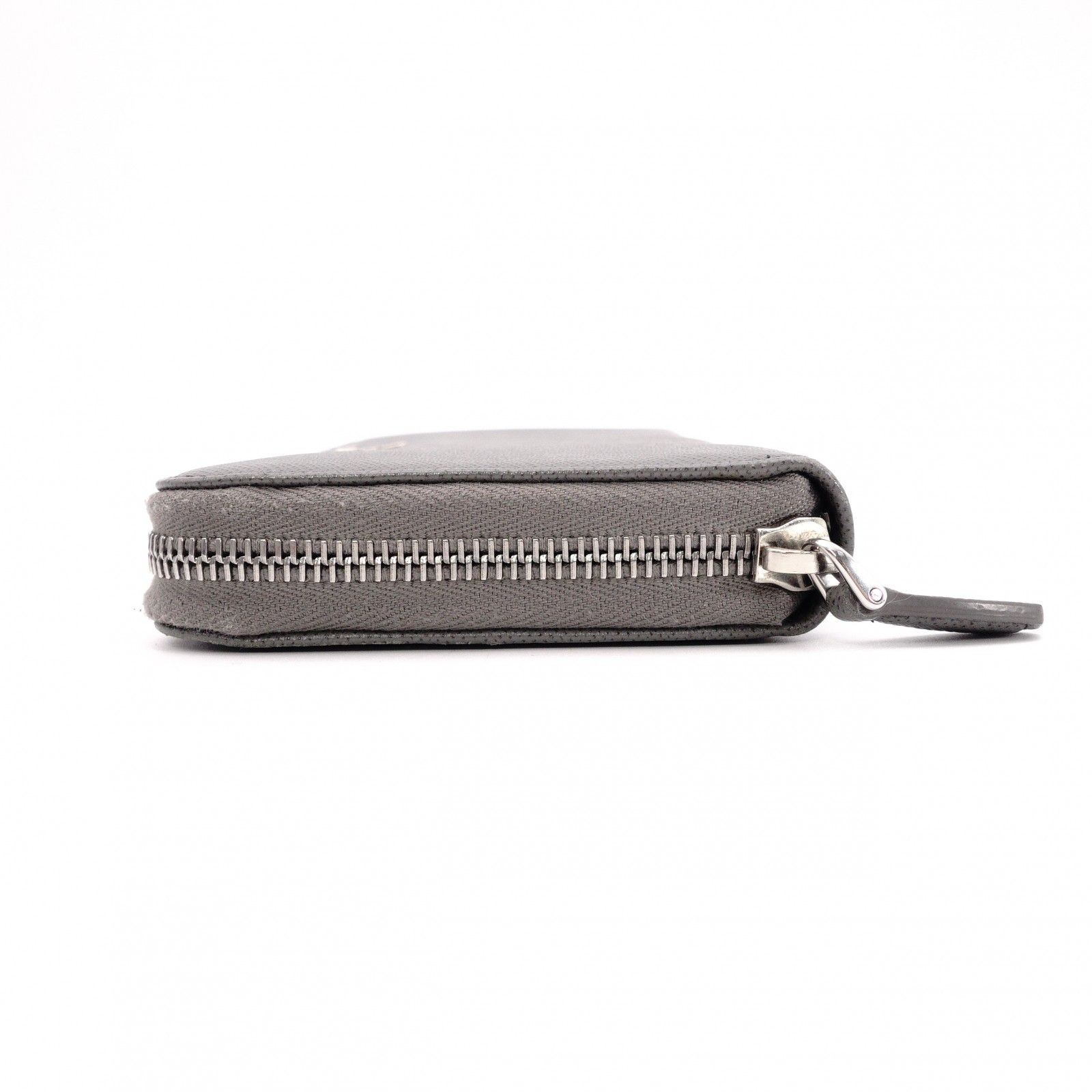 PRADA プラダ サフィアーノ 長財布 レザー グレー シルバー金具 - メルカリ