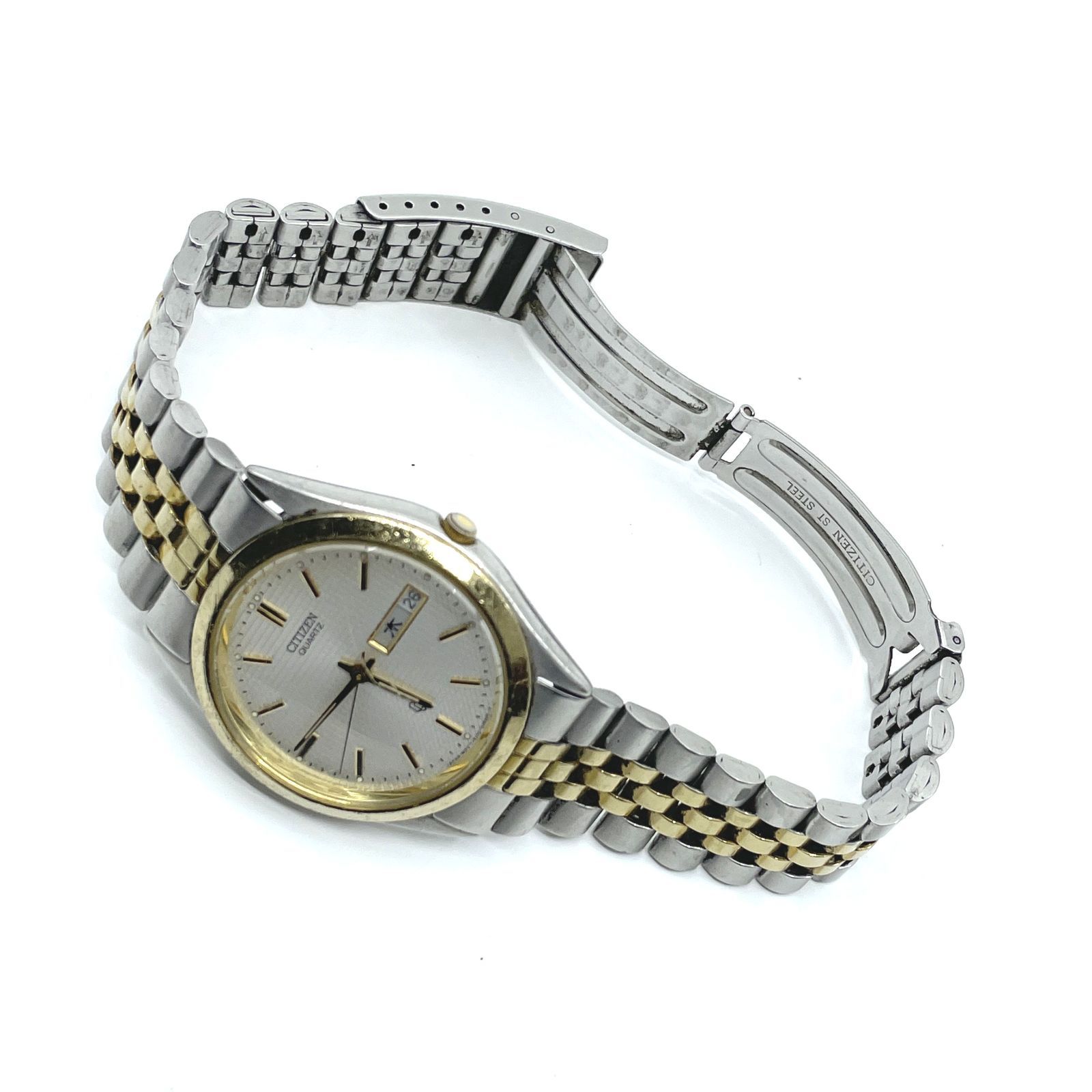 動作未確認 シチズン CITIZEN メンズ 腕時計 デイデイト 6100-S96397