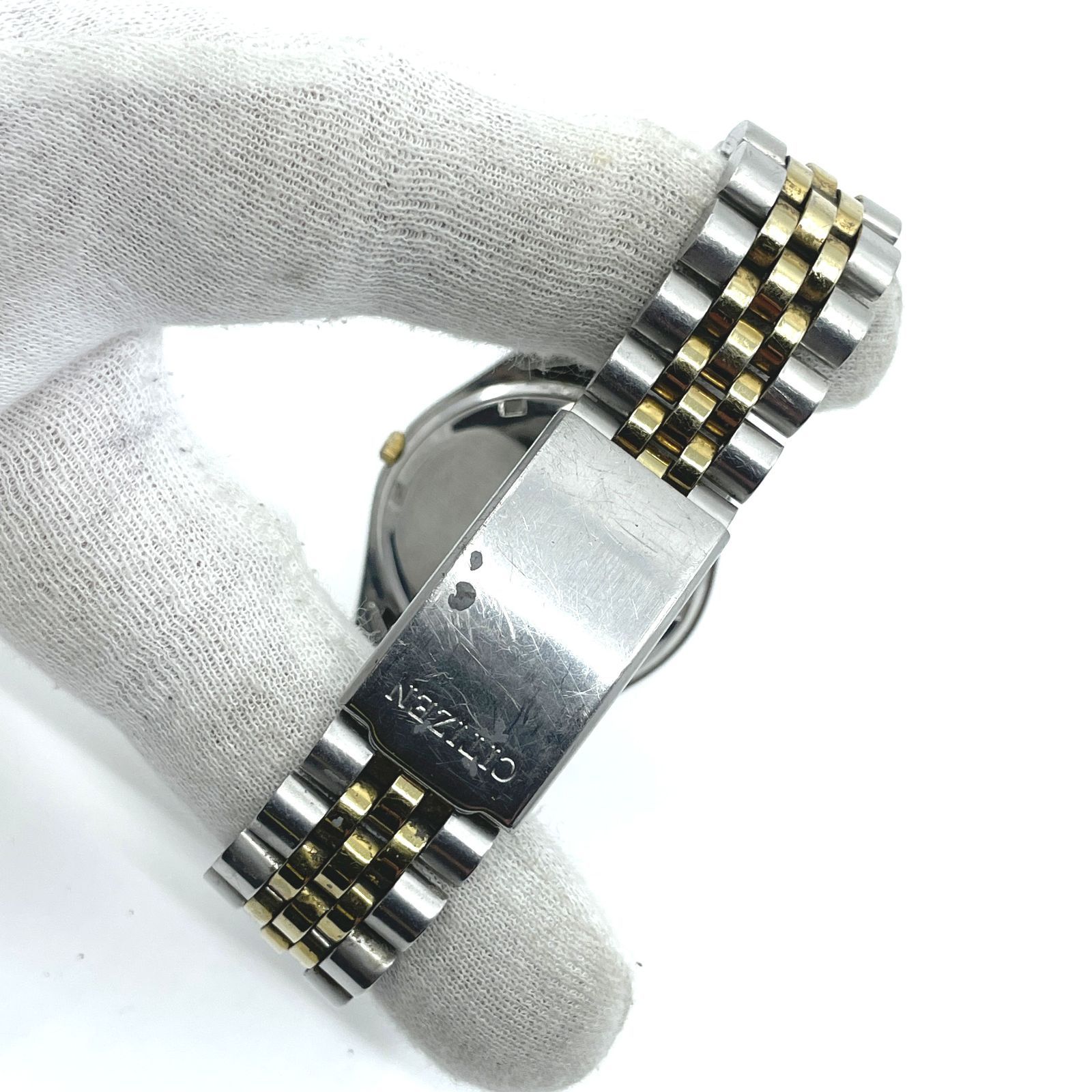 動作未確認 シチズン CITIZEN メンズ 腕時計 デイデイト 6100-S96397 