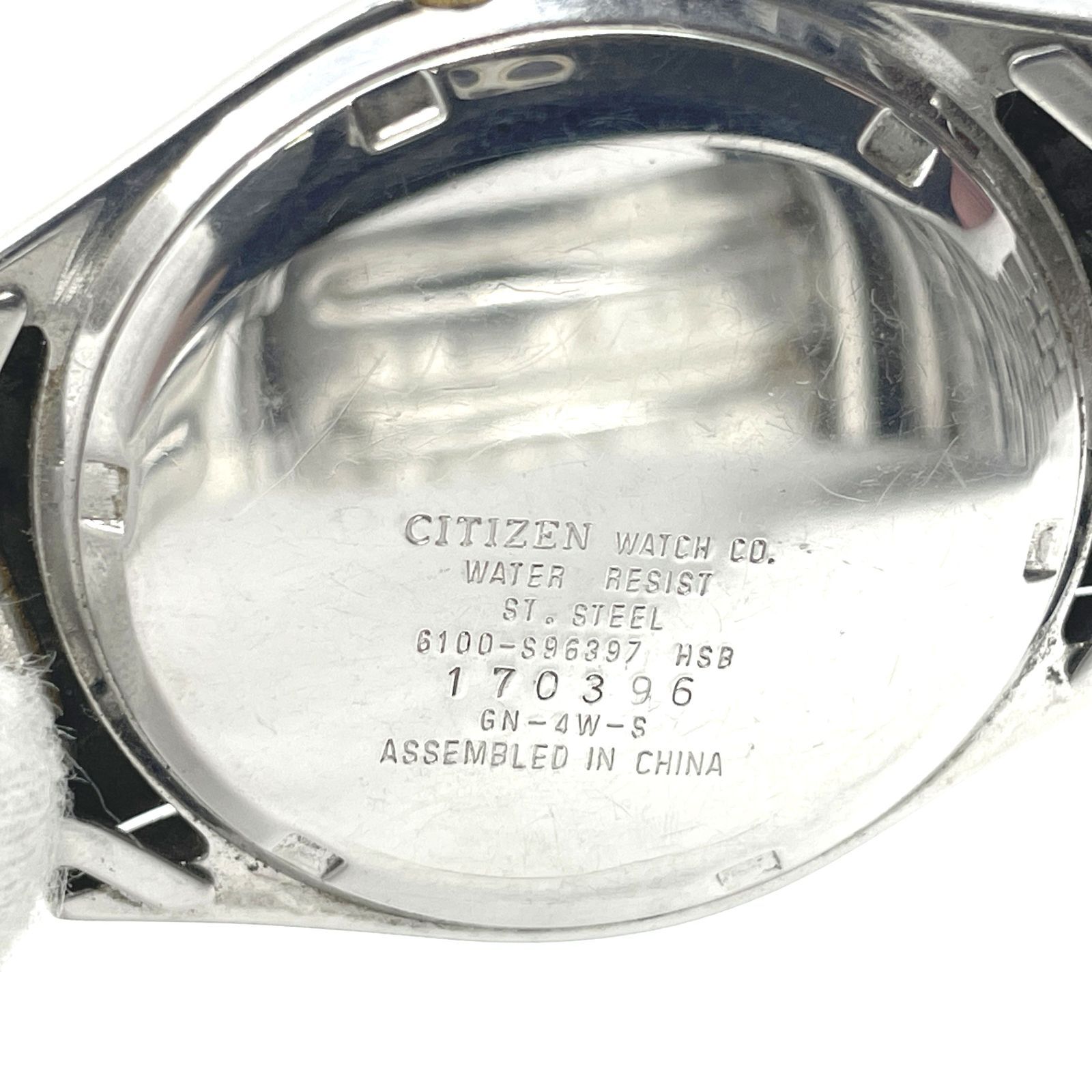 動作未確認 シチズン CITIZEN メンズ 腕時計 デイデイト 6100-S96397 