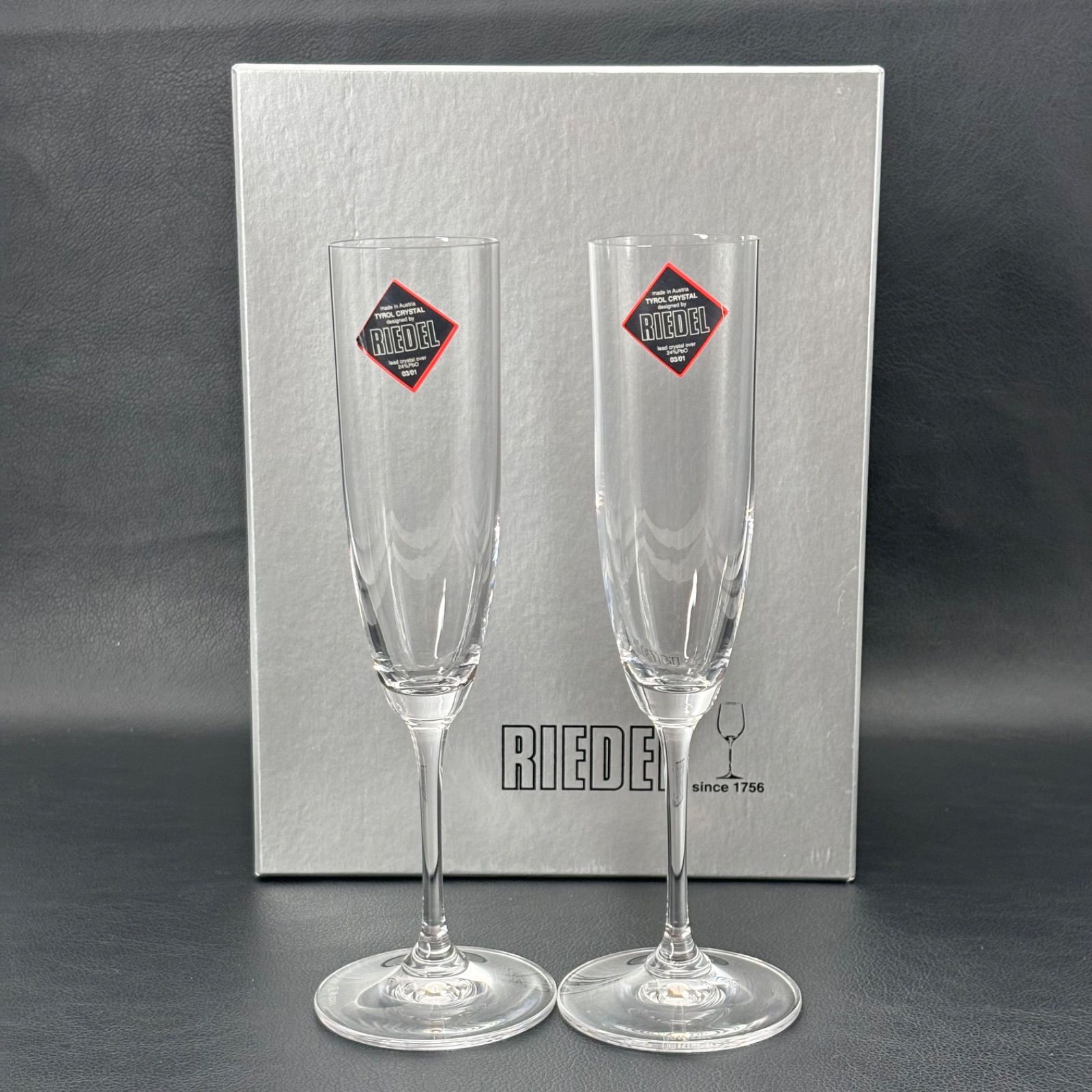 RIEDEL】ヴィノム シャンパーニュ 416/8-2 ペア セット/ 未使用品 