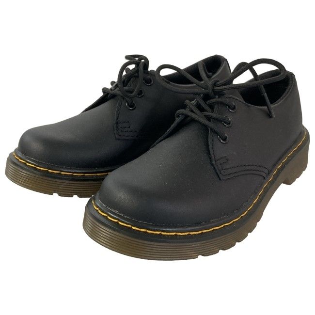 【中古】　Dr. Martens　レースアップシューズ　3ホール　無地　キッズコレクション　グッズ　古着　7281