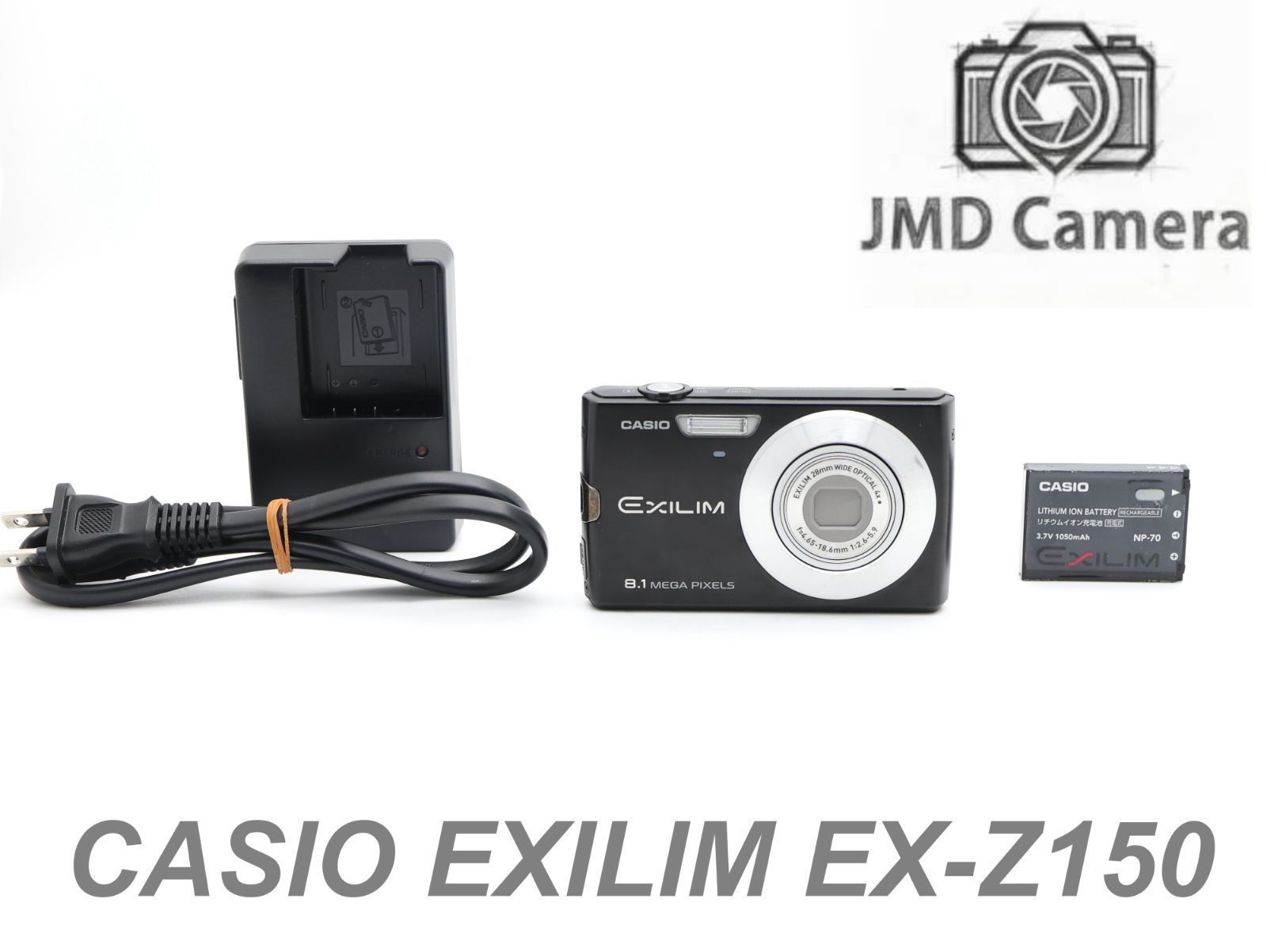 □CASIO EXILIM EX-Z150 コンパクトデジタルカメラ 動作確認済み