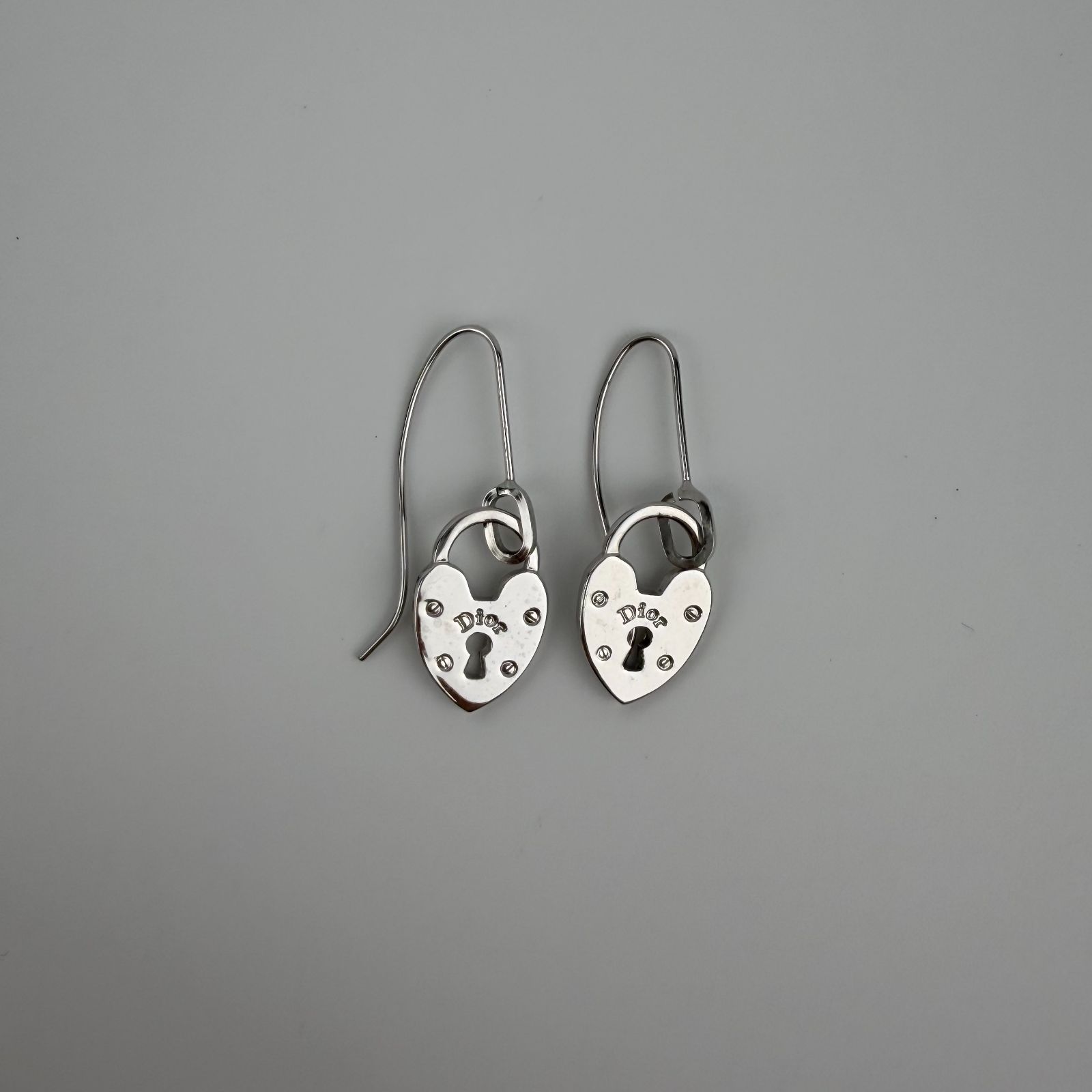 中古】Christian Dior クリスチャンディオール ピアス シルバー