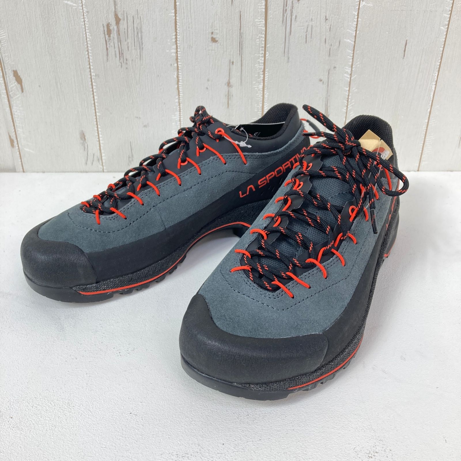 ?️Men's 26.7cm グレー系 La Sportiva ( ラ・スポルティバ ) トラバース X4 エヴォ TX4 Evo カーボン / チェリートマト フットウェア アプローチシューズ z00057877 カーボン / チェリートマト アプ