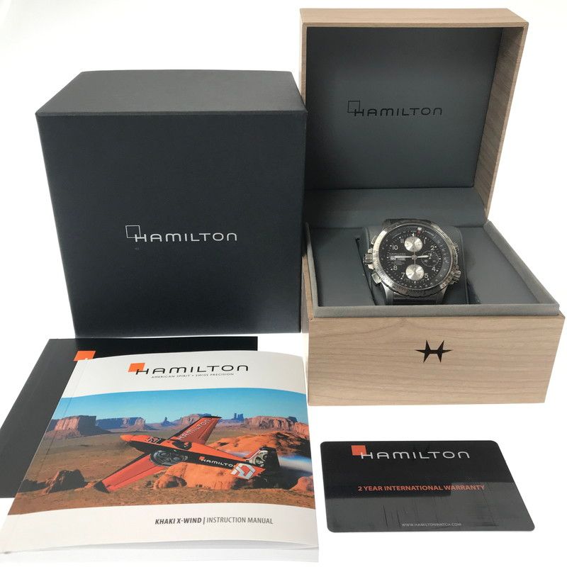 [Used goods] HAMILTON Hamilton KHAKI AVIATION X-WIND H776160 Khaki Aviation X-Wind Chronograph Automatic Watch [197-260430-yy-14-tag]