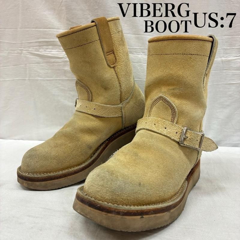 本革 エンジニアブーツ スウェード ホーボー VIBERG BOOT ヴァイバーグ 