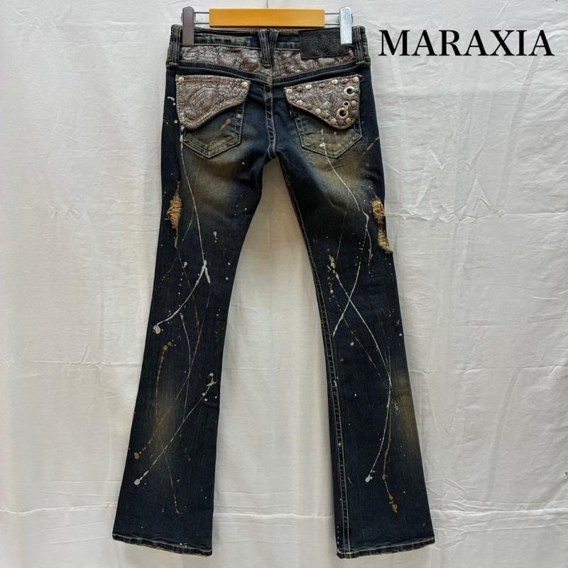 古着 MARAXIA マラキア 00s ブーツカット フレア ジーンズ デニム