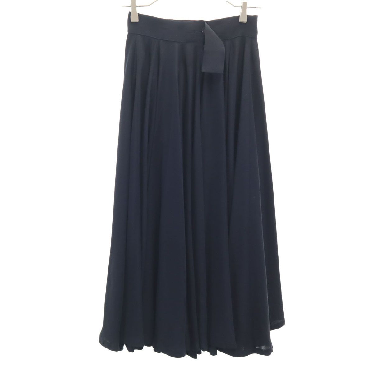 80年代 Yohji Yamamoto アーカイブ ネイビー メンズスカート Yohji Yamamoto ヨウジヤマモト 日本製 ロング丈 フレアスカート SS