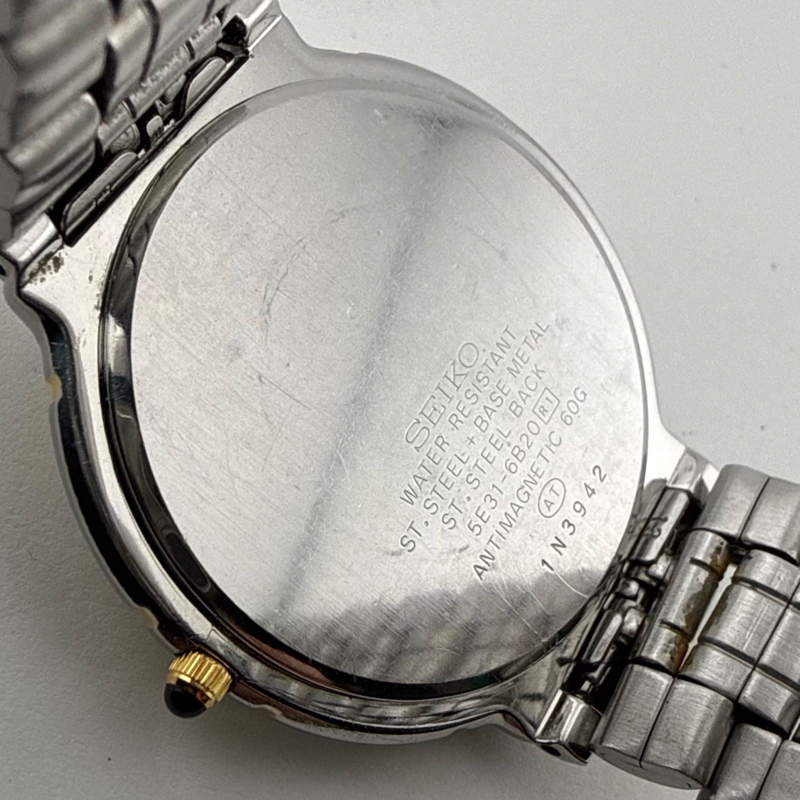 SEIKO 5E31-6B20 セイコー DOLCE ドルチェ メンズ ボーイズ 腕時計 