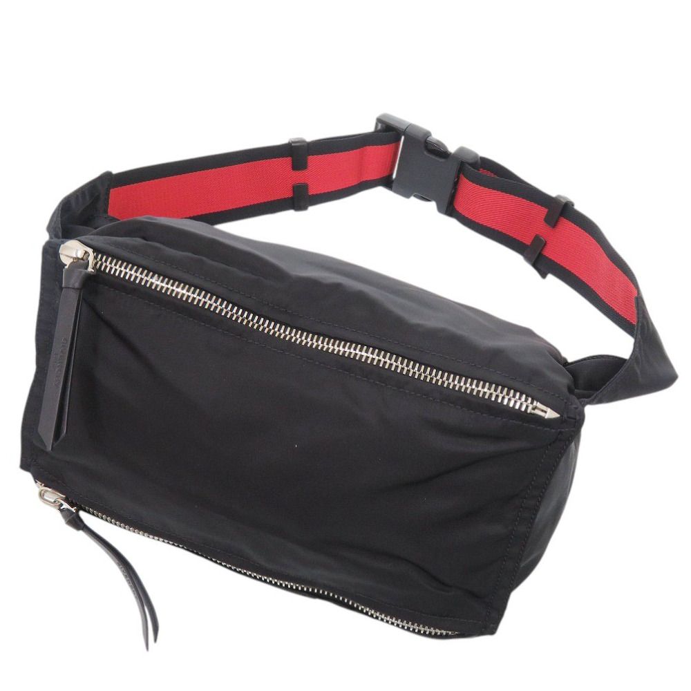 美品 ジバンシィ パンドラ ブラック ボディバッグ ウエストバッグ 黒 0659 GIVENCHY メンズ