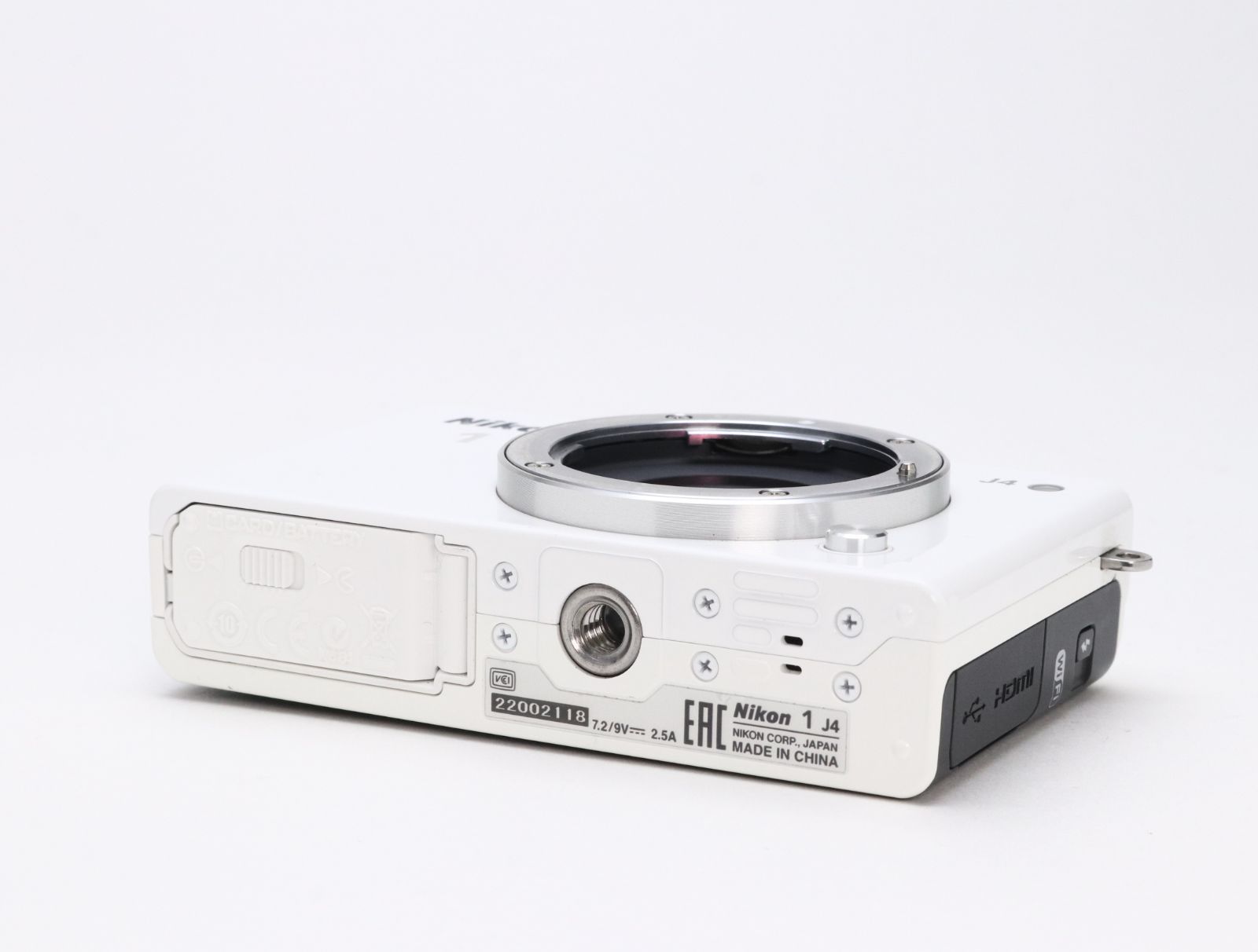 AB+ (良品) Nikon ニコン 1 J4 ボディ ホワイト シャッター数 25,000枚 
