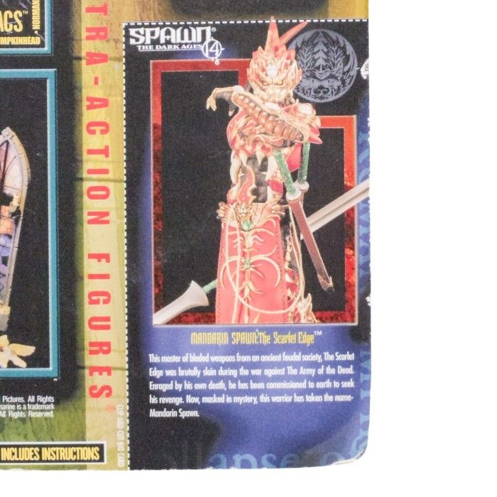 SPAWN SERIES 14 THE DARK AGES mandarin spawn the scanlet edge Repainter Version McFARLANE TOYS 中古 a1 SPAWN SERIES 14 THE DARK AGES mandarin spawn the scanlet edge