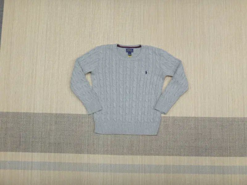 Polo Kids(ポロキッズ) ケーブル編み ケーブル編み ラウンドネック ニット