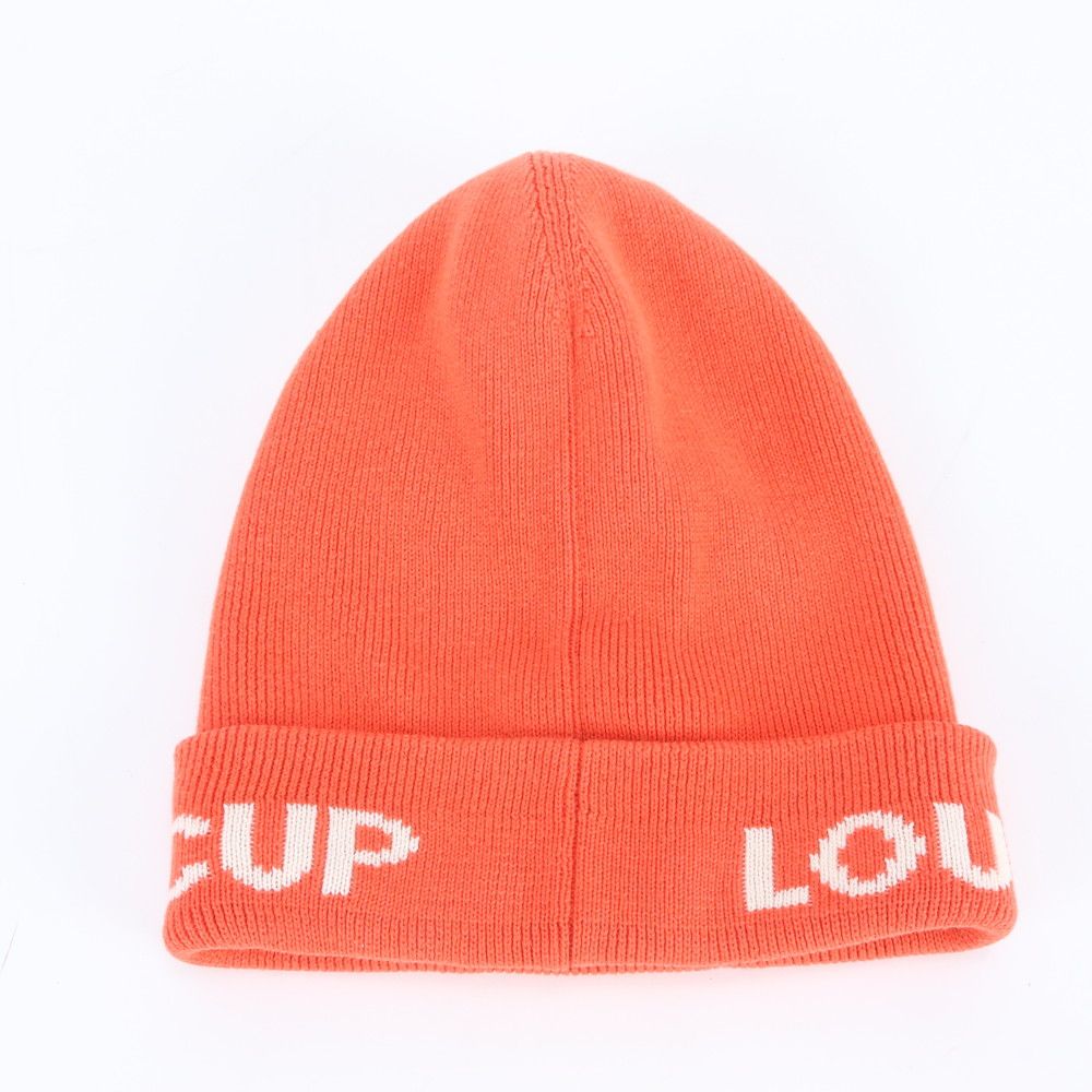 極美品 ルイヴィトン タグ付 LVカップ カシミヤ ビーニー ニット帽