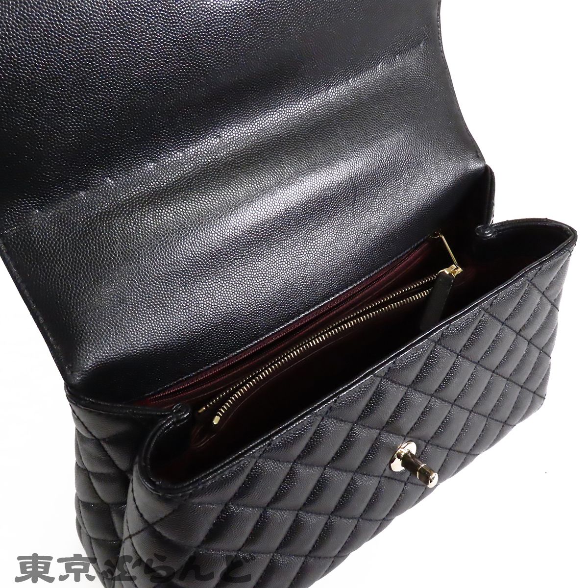 シャネル CHANEL ココハンドル 29 A92991 ブラック 黒 ゴールド金具 