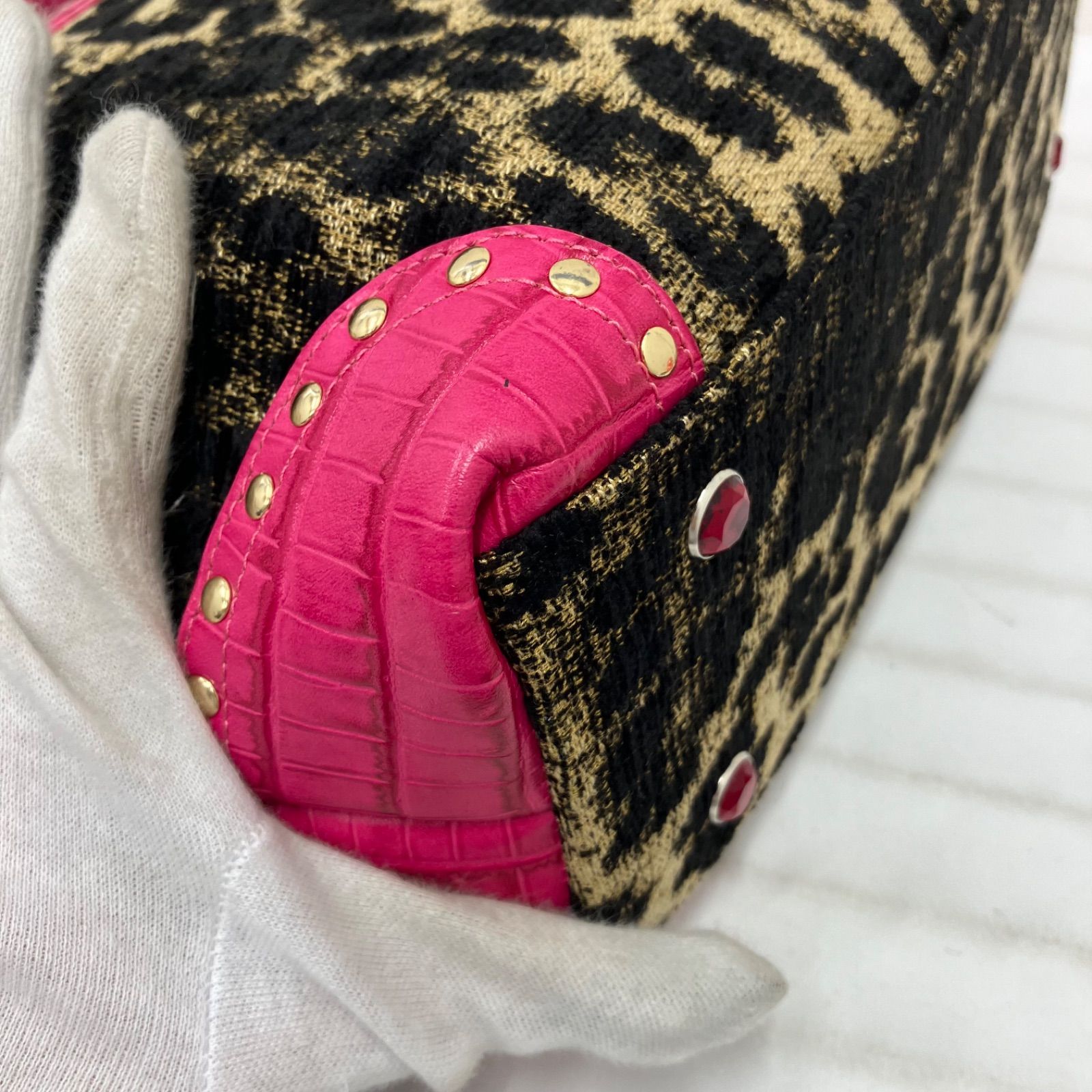 Think Bee! レオパード柄バッグ 極美品】ThinkBee! ビーフレンズ 