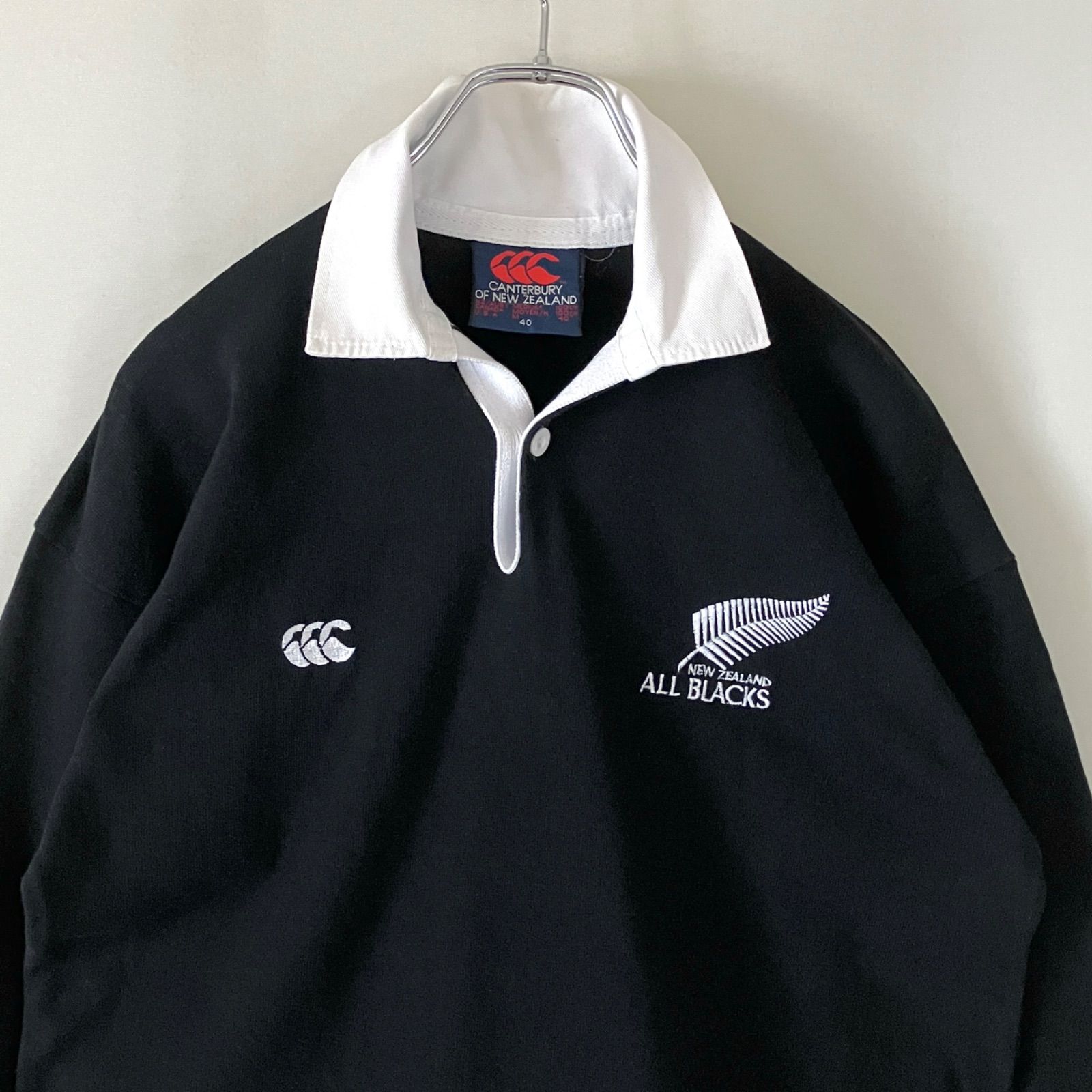 ニュージーランド製 カンタベリー ラガーシャツ カンタベリー（Canterbury） ラガーシャツ 長袖 メンズ レディース