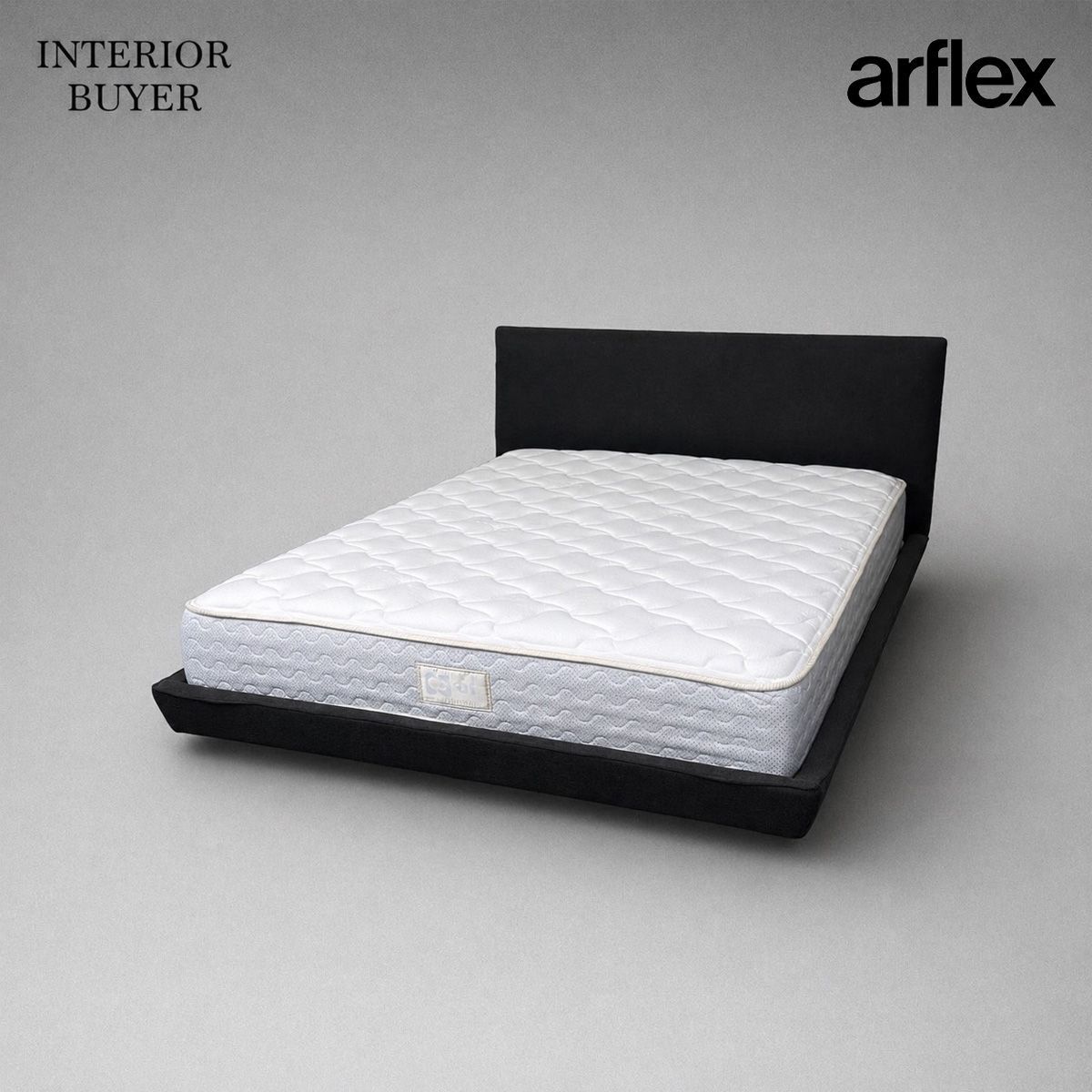 arflex アルフレックス BRERA ブレラ ダブルサイズ ベッド ファブリック ダークグレー セルジオ・ブリオスキ 定価92万