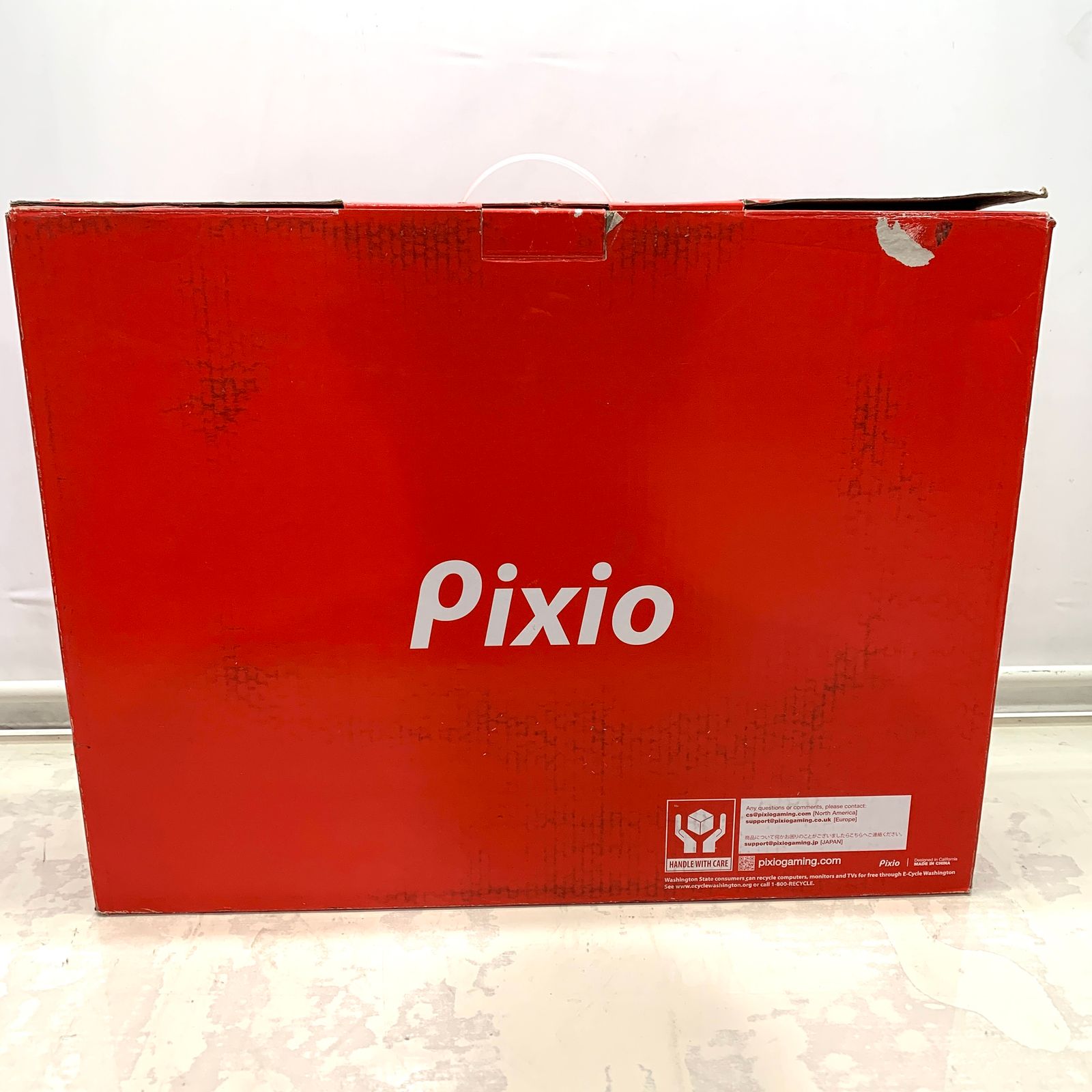 ディスプレイ・モニター 【美品】Pixio PX248 Prime Plus White ゲーミングモニター PX248PPWH 23.8インチ ホワイト