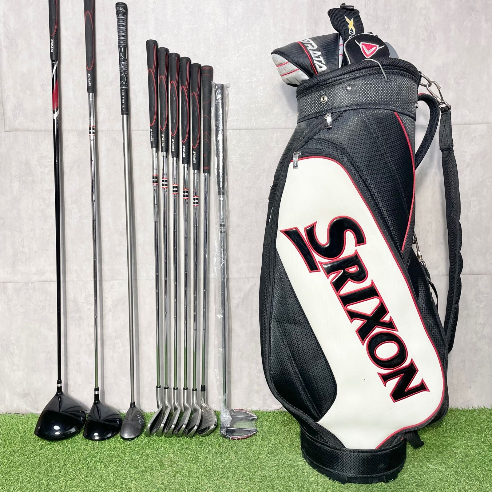 レフティ初心者セット】Callaway STRATA メンズゴルフクラブセット