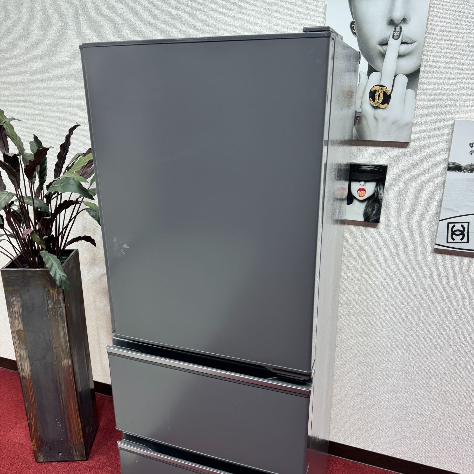 東京23区送料無料 超美品 三菱3ドア冷蔵庫272L 製氷機有2022年製 23区 