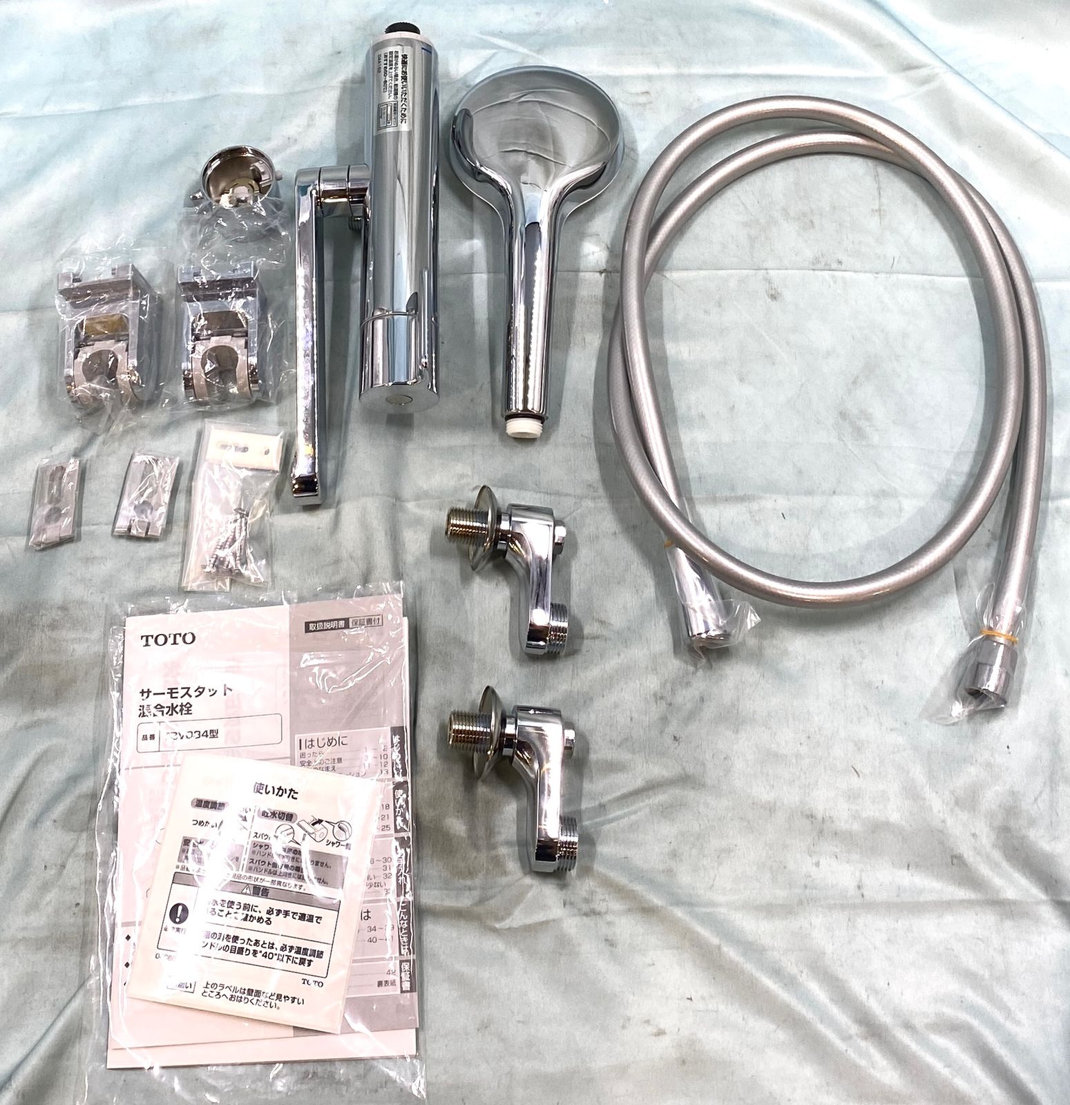 開封済・未使用品】TOTO サーモスタット 混合水栓 TBV03403J GG 