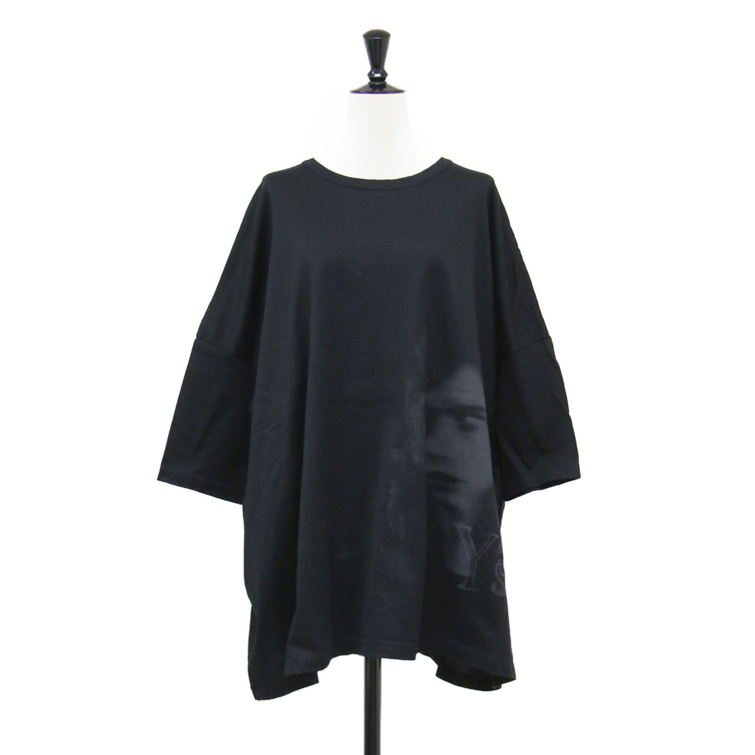 Yohji Yamamoto ヨウジヤマモト Tシャツ ブラック 黒 サイズ:2(M) | Ys 