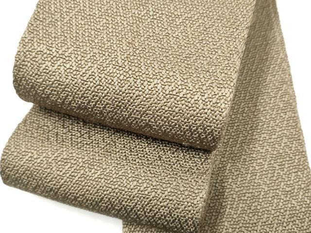 本場筑前博多織 角帯 霞文 正絹 逸品 平和屋着物○男性 CABF8533hy 平和屋