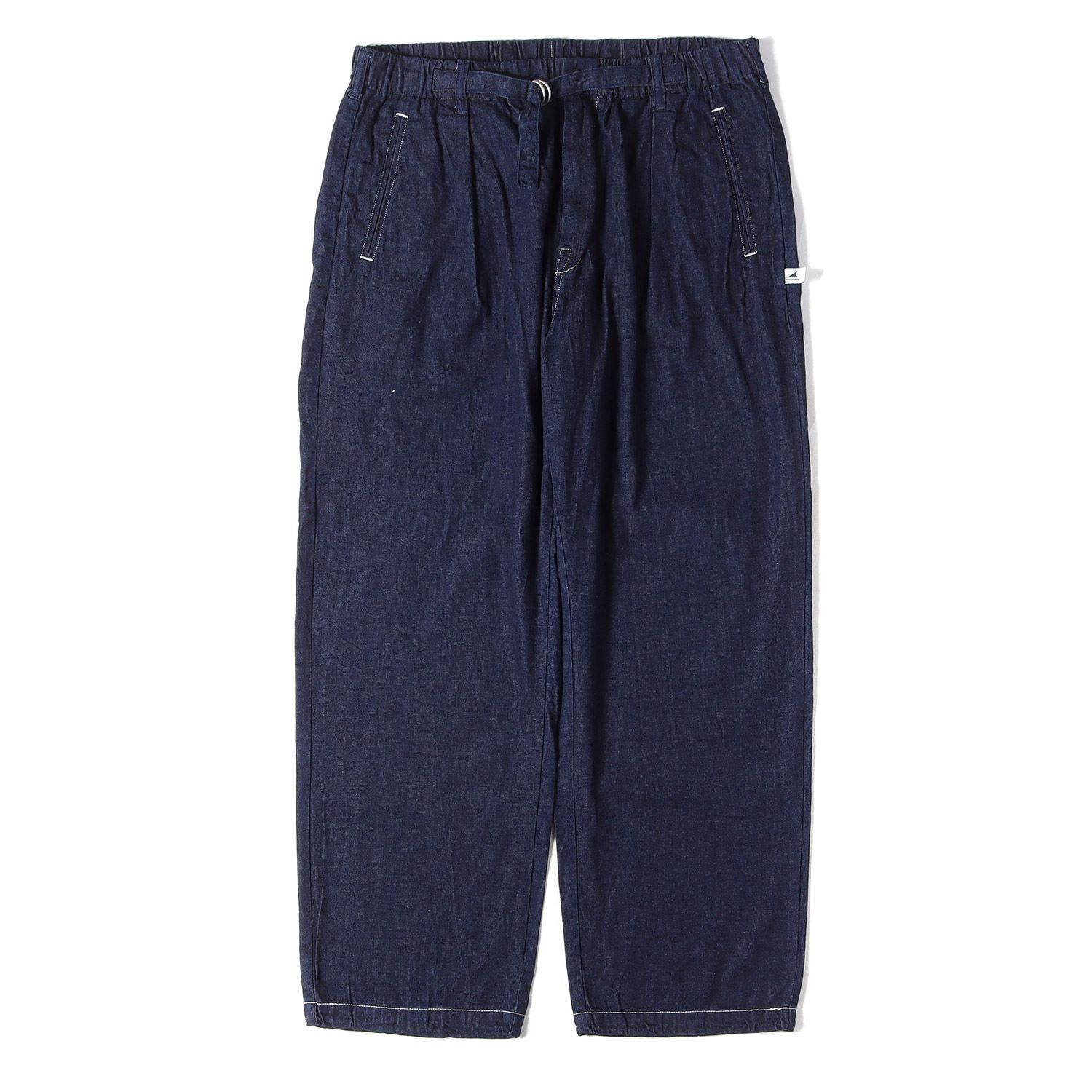 美品】DESCENDANT ディセンダント パンツ インディゴ サイズ:XL | 25AW