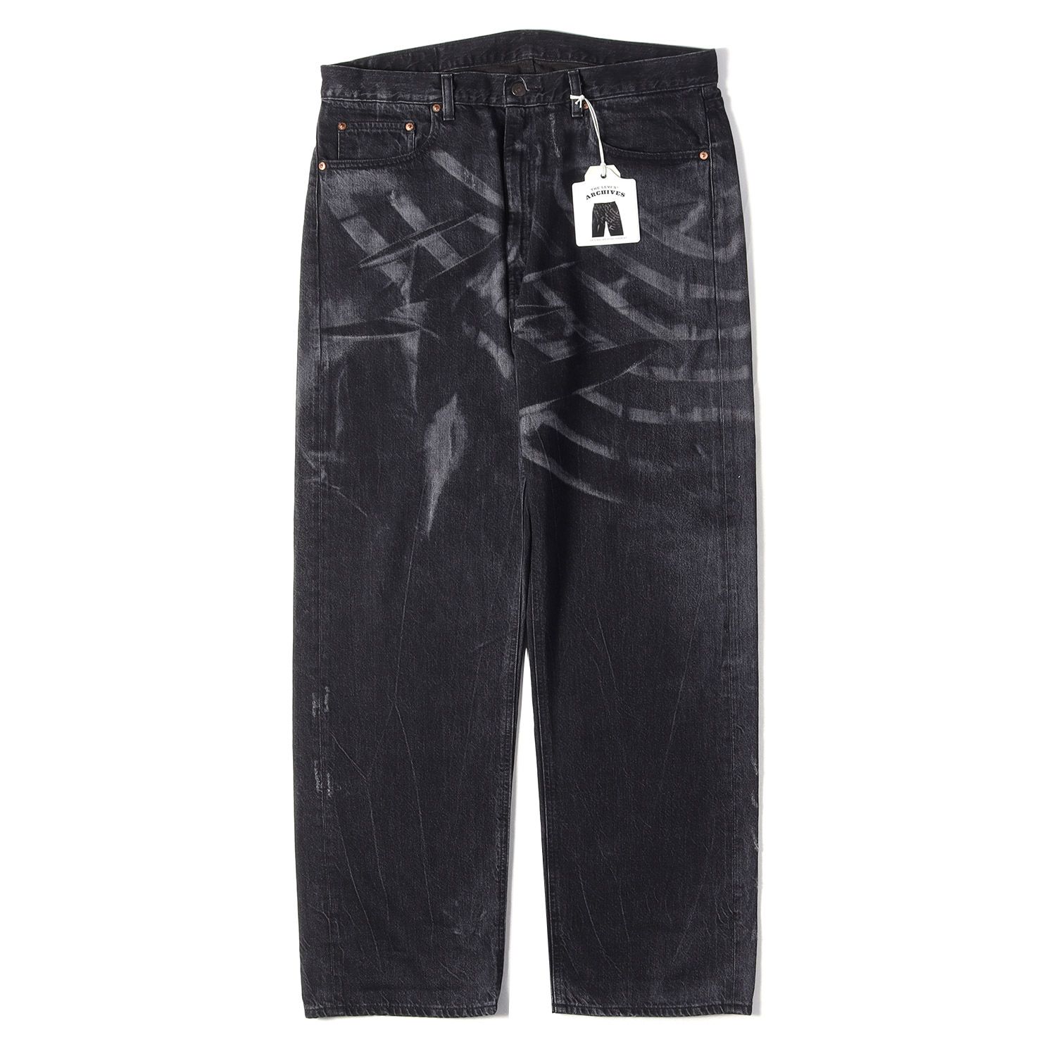 【新品同様】Levis / LVC リーバイス パンツ ブラック 黒 サイズ:36×32 | 希少 800本限定 | 1990年代復刻 4th & Market Jeans 554 デニムパンツ (23782-0006) | 日本製 | ボトムス ジーンズ ジーパン【メンズ】【中古】 新品同様】Levis / LVC リーバイス パンツ ブラック 黒 サイズ:36×32