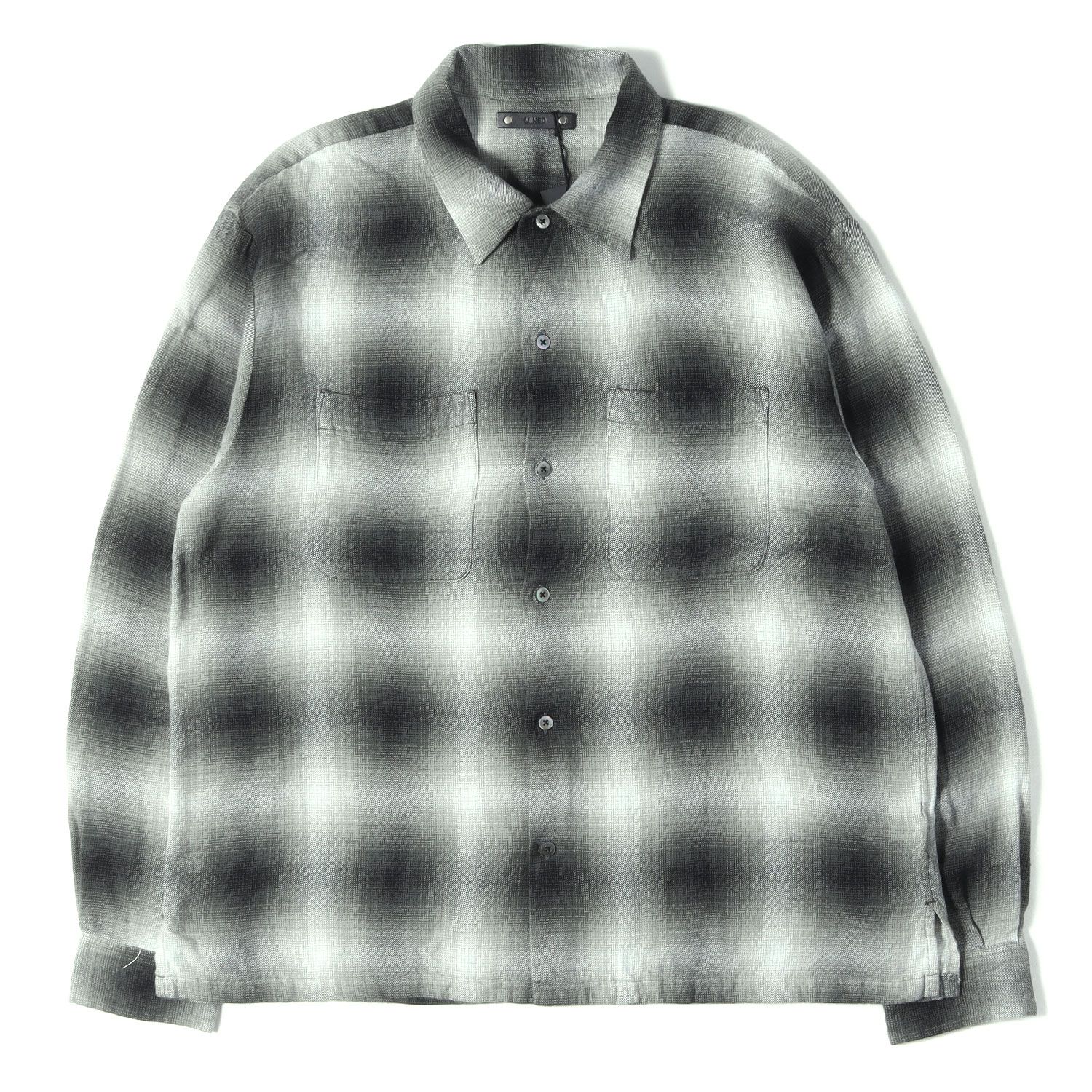 新品】MINEDENIM マインデニム シャツ ブラック 黒 サイズ:2 | 26SS