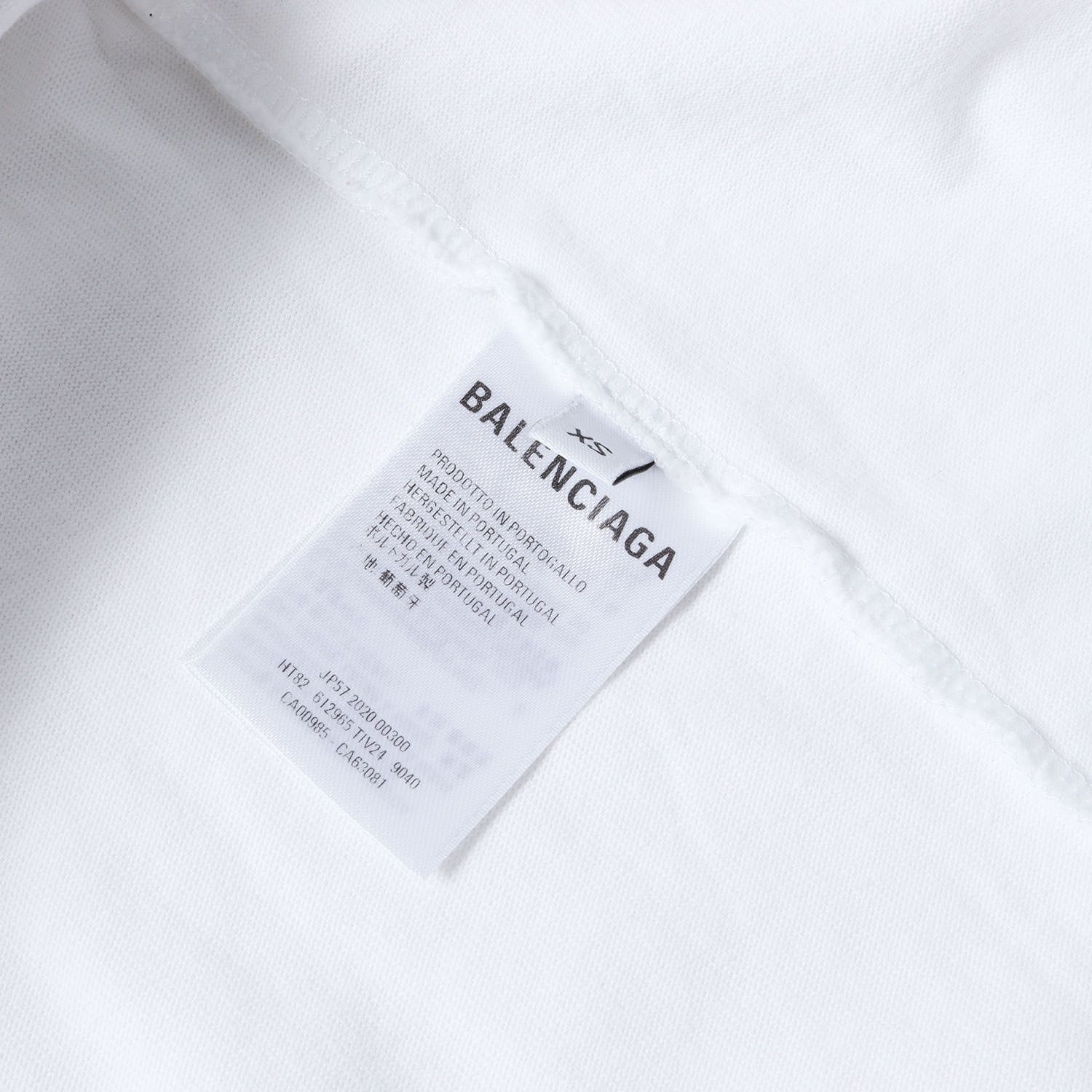 BALENCIAGA バレンシアガ Tシャツ ホワイト 白 サイズ:XS 