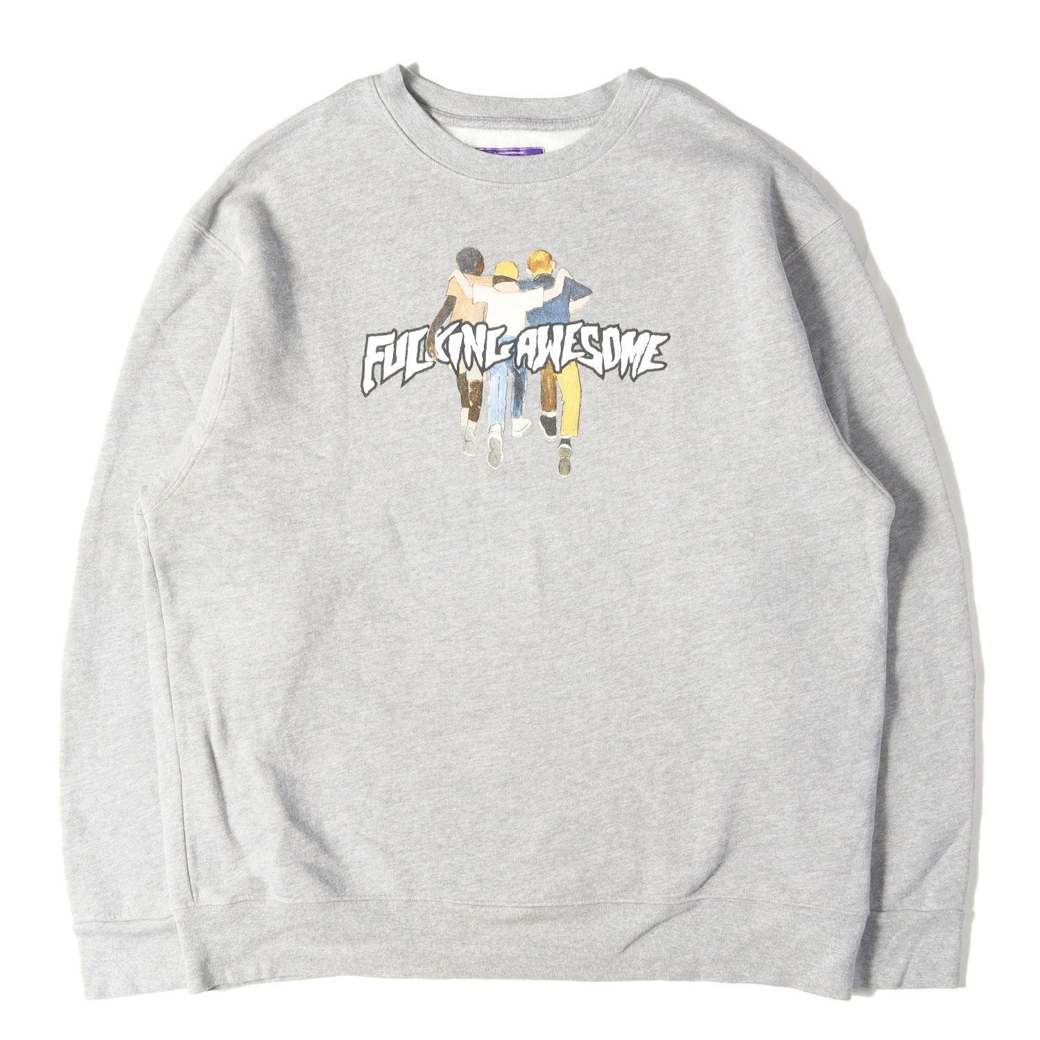 Fucking Awesome ファッキングオーサム スウェット ヘザーグレー 