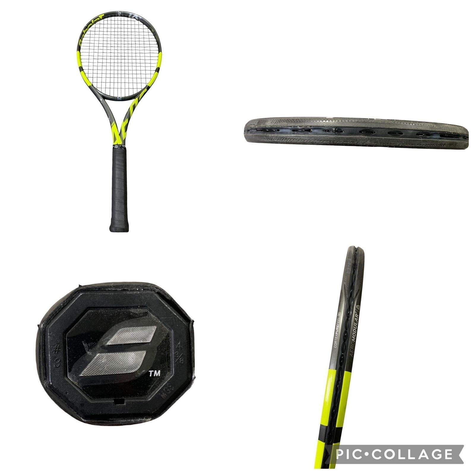 □Babolat Pure Aero VS G3 テニスラケット 3本セット 98インチ 305g 
