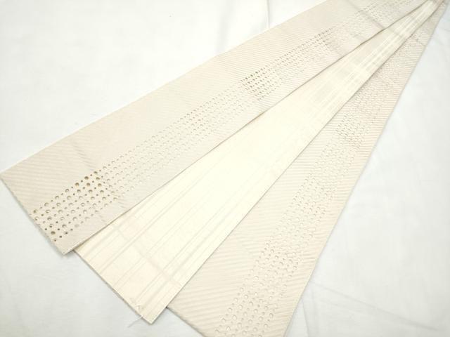 送料無料】平和屋着物○男性 本場筑前博多織 角帯 いちご錦 正絹 逸品