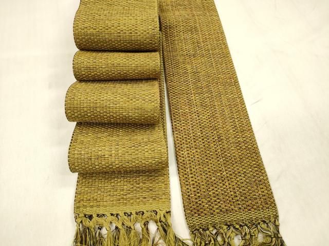 平和屋着物○男性 角帯 伝統工芸 飛龍 正絹 逸品 DABE1698op