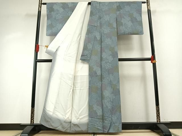 平和屋着物●小振袖　二尺袖　雪輪舞花文　洗える着物　未使用　CABC6447yc 平和屋着物○小振袖 二尺袖 舞花文 洗える着物 逸品 新品 DAAY5323ud