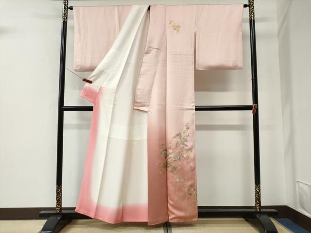 平和屋着物●金彩友禅　卓越技能者・名工・和田光正　訪問着　白鷺　暈し染め　金彩　正絹　逸品　DAAX1238op 楽天市場】和田光正 訪問着（レディースファッション）の通販