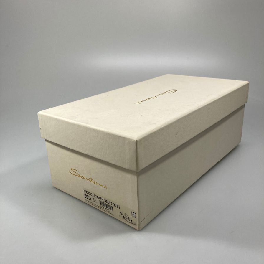 サントーニ レザーシューズ 16264 シングルモンク ブラック サイズUK6