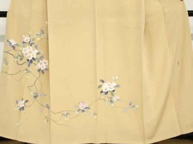 平和屋着物●小千谷紬　横段草花文　正絹　逸品　DABC2728ud 平和屋着物○訪問着 友禅 作家物 草花文 正絹 逸品 DABD9008ud - メルカリ