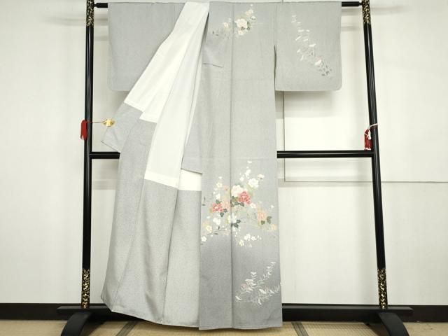 平和屋着物●訪問着　友禅　枝花文　暈し染め　正絹　逸品　未使用　AABH7203cs 平和屋着物○訪問着 友禅 枝花文 暈し染め 正絹 逸品 未使用