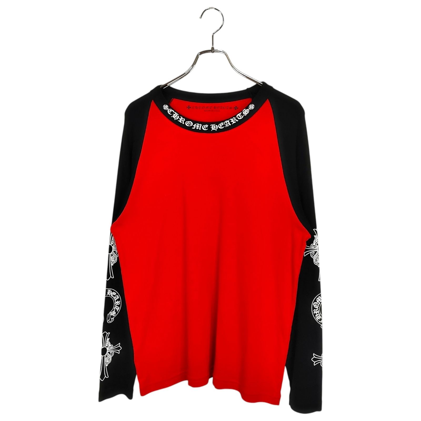 クロムハーツ ネックロゴ ロンT CHROME HEARTS クロムハーツ ブルー 