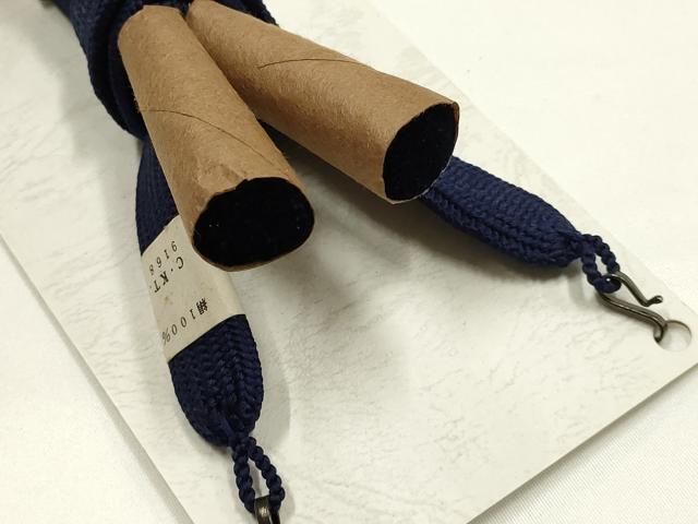 平和屋着物▽男性 和装小物 羽織紐まとめて10点 紺碧 百人茶色 錆 